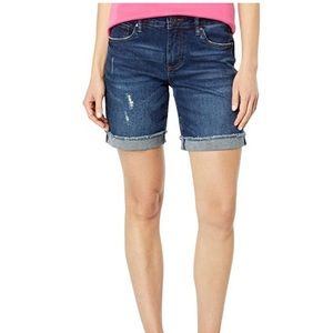 KUT Catherine Boyfriend Short - Dark Wash